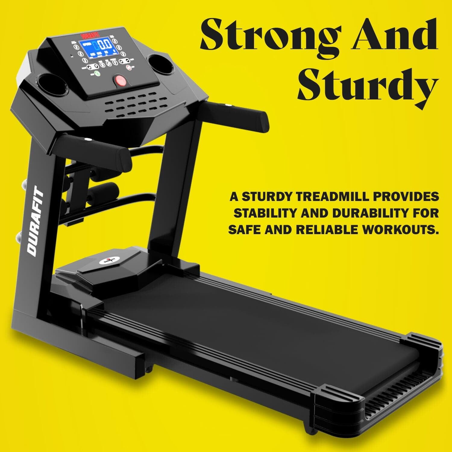 Durafit Heavy Multifunction Treadmill with Wide Running Surface