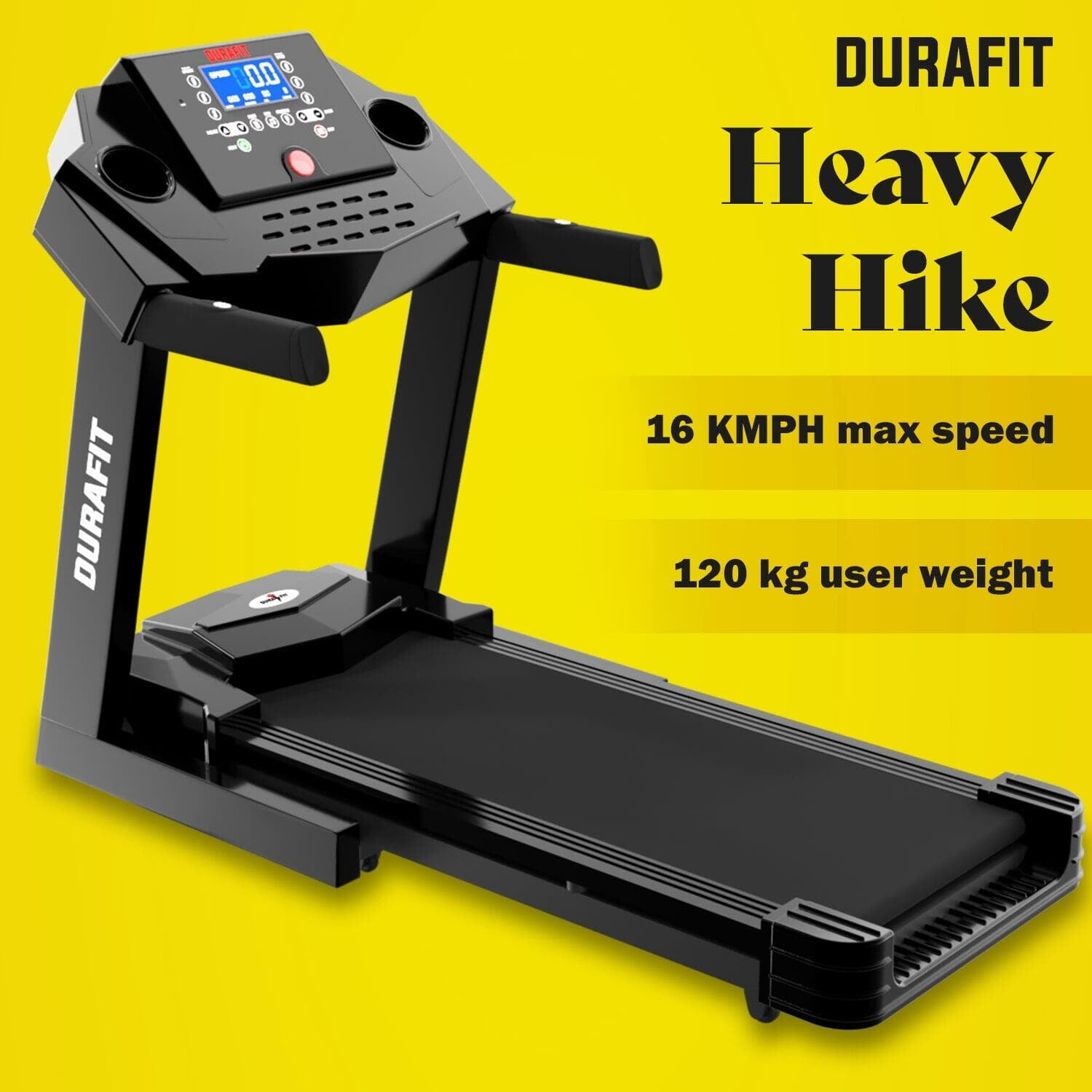 Durafit Heavy hike Treadmill with Wide Running Surface